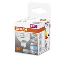 OSRAM LED bodová žiarovka STAR GU5.3 3.8W / 345 lm / 4000k / 15000h / 12V / noDIM / F / číre 