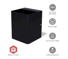Nedis Vonkajšie svetlo Smartlife / 2 x 270 lm / Zigbee 3.0 / 12 + 4 W / RGB / 2700 K / Android & iOS