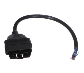 SIXTOL MECHANIC Cable 28 OBD-II predlžovací kábel s 16 pinmi samec-samica ukončený 30cm káblami 