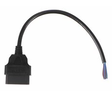 SIXTOL MECHANIC Cable 27 OBD-II predlžovací kábel s 16 pinmi samica-samec ukončený 30cm káblami 