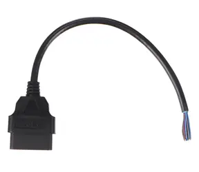 SIXTOL MECHANIC Cable 27 OBD-II predlžovací kábel s 16 pinmi samica-samec ukončený 30cm káblami 