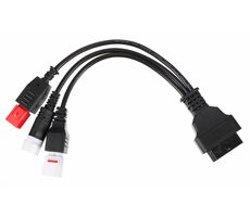 SIXTOL MECHANIC Cable 23 OBD-II redukcia 3-pin/4-pin/6-pin pre moto Yamaha a Honda 