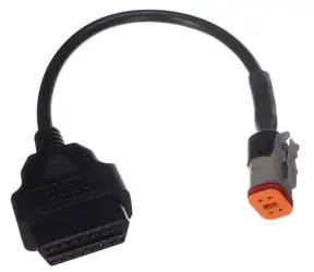 SIXTOL MECHANIC Cable 20 OBD-II redukcia 4-pin pre moto Harley-Davidson 