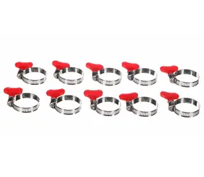 SIXTOL MECHANIC CONNECT Hadicová spona s motýlikom 18-32mm 10ks 