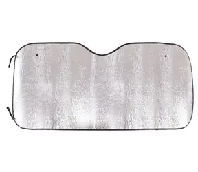 SIXTOL CAR SUNSHADE 4 / Slnečná clona na predné okno auta / 130 x 60 cm 