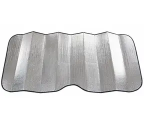 SIXTOL CAR SUNSHADE PRE 6 / Slnečná clona na predné okno auta / 150 x 70 cm 