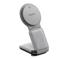 Baseus PrimeTrip C02 Magnetický držiak do auta s bezdrôtovým nabíjaním šedá