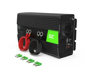 Green Cell Menič napätia z 12V na 230V - 1000W/2000W - čistý sínus