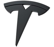 Spigen TESLA Front Emblem Logo Full Cover Kryt predným emblom pre TESLA Model 3 2024 čierna