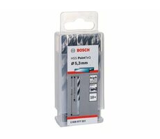 BOSCH Špirálový vrták HSS PointTeQ 5.3 mm súprava 10ks