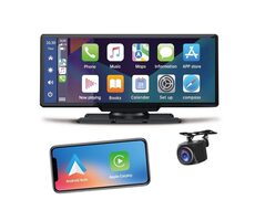 SteelMate L07 Monitor10" AppleCarPlay AndroidAuto zrkadlenie, 2K+FHD DVR