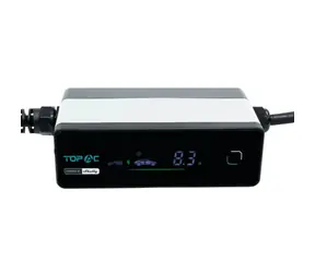 TopAC powered by Shelly 11kW EVE01-11R / prenosná nabíjačka pre elektromobily / 11 kW / Wi-Fi / Bluetooth / IP65 / 4.7m