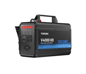 Topdon Car Jump Starter V4000 HD/3000A (24V) / 4000A (12V) / 24000mAh / 16l benzín / 16l Diesel / LED svetlo