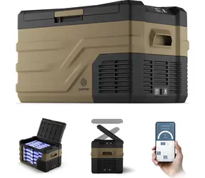 Rozbalené - Peme Quest 30 Storm Sand / Autochladnička / 26.8 litrov / aplikácia CAR FRIDGE FREEZER / rozbalené