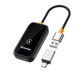 TechniSat TECHNICAST 100 čierna / Bezdrôtový adaptér / Carplay&Android