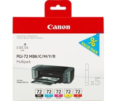 Canon originálny cartridge PGI-72 MBK CMYR / Multipack