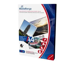 MediaRange A4 obojstranne matný fotopapier 50 listov 200g / atrament