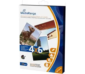 MediaRange 10x15 lesklý fotopapier 50 listov 220g / atrament