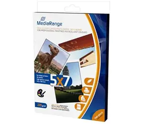 MediaRange 13x18 lesklý fotopapier 50 listov 220g / atrament