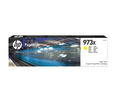 HP 973X originálny cartridge žltá / PageWide Pro 452 &amp; 477 / až 7000 strán