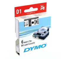 Dymo páska D1 6 mm x 7 m čierna na biele