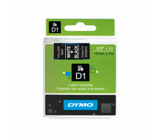 Dymo páska D1 12mm x 7m biela na čierne