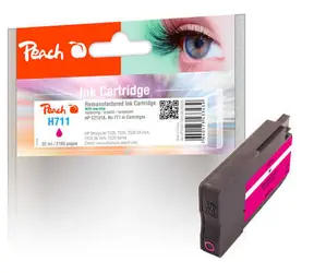 Peach remanufactured alternatívny cartridge HP 711 (CZ131A) purpurová / 32 ml / new chip