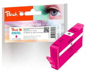 Peach remanufactured alternativní cartridge HP 903XL (T6M07AE) purpurová