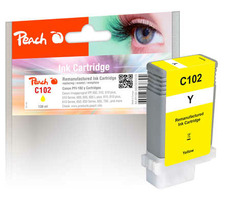 Peach remanufactured alternatívny cartridge Canon PFI-102 (29952630) žltá / 130 ml / new chip