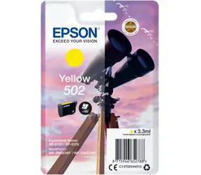 EPSON 502 originálny cartridge žltá / pre XP-5100 a XP-5105 / 3.3ml