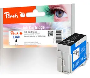 Peach kompatibiliní cartridge T7608 matná černá
