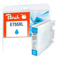 Peach T7552 755XL kompatibilný cartidge modrá / pre WorkForce Pro WF-8090 DW Series / 70 ml