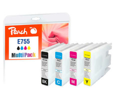 Peach 755XL kompatibilný cartidge MultiPack / pre WorkForce Pro WF-8090 DW Series / 1x130 &amp; 3x70ml