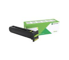 Lexmark 72K2XYE Extra HC korporátna tonerová kazeta žltá / pre Lexmark CS820 &amp; CX860 / 22.000 strán