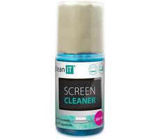 CLEAN IT čistiaci roztok na obrazovky s utierkou / 200 ml / 29x29 cm