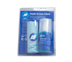 AF Multi-screen Cleen - Antistatický čistič obrazoviek (CRT &amp; LED &amp; LCD) 200ml / vrátane utierky