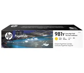 HP originální inkoustová náplň 981Y žlutá