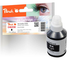 Peach CISS GI-40 50 alternatívny atrament pigmentová čierna / Canon Pixma G 5040 &amp; Pixma G 6040 / 170 ml