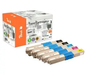 Peach Remanufactured alternatívny toner OKI C332XL MultiPack Plus / pre C332 / 2x3500 &amp; 3x3000 strán