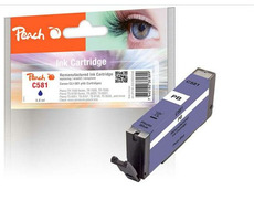 Peach CLI-581 kompatibilný cartridge foto modrá / pre PIXMA TR7550 TR8550 / 5.6ml
