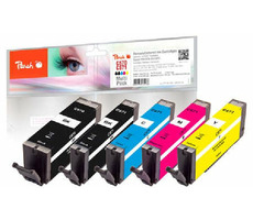 Peach PGI-570 CLI-571 MultiPack / alternatívne cartridge / pre MG5750 / bk &amp; pbk &amp; c &amp; m &amp; y