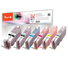 Peach PGI-570 XL Multi-6-Pack / alternatívny cartridge / pre MG5750 / 5x 13 ml &amp; 1x 23 ml