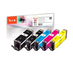 Peach CLI-550 PGBK kompatibilní cartridge MultiPack