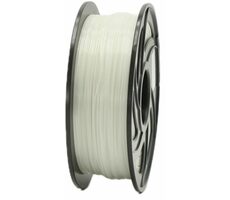 Xtendlan PLA filament priehľadne-biela / struna pre 3D tlačiareň / PLA / 1.75mm / 1kg 