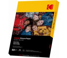 KODAK Fotopapier / Vysoko lesklý / A4 / 180g/m2 / 50 listov