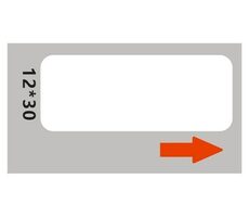 Niimbot štítky 12x30mm pre D11 a D110 biela / 210ks 