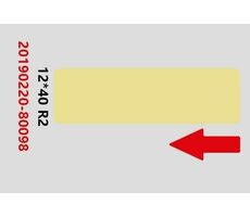 NIIMBOT štítky 12x40mm pre D11 a D110 žltá / 160ks 