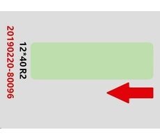 Niimbot štítky 12x40mm pre D11 a D110 zelená / 160ks 