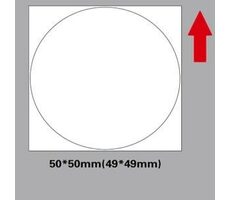 Niimbot štítky R 50x50mm pre B21 &amp; B21S &amp; B3S &amp; B1 / 150ks 