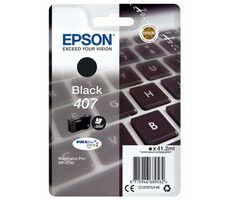 Epson C13T07U140 407 originálny cartidge čierna / pre WorkForce Pro WF-4745 &amp; WorkForce Pro WF-4745DTWF / 41.2 ml